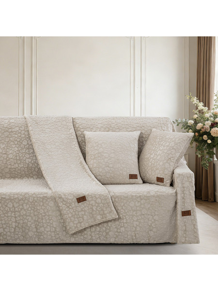 Beauty Home Σετ ριχτάρι 3τμχ Sienna Art 8676 (180x160+180x250+180x300) Μπεζ