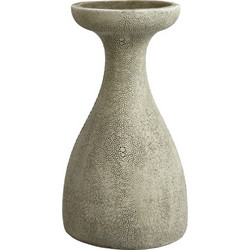 Terzo.I Διακοσμητικο Κηροπηγιο 12x9.5x22cm Polyresin Stone Grey - Liberta