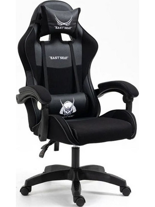 YT-727 Καρέκλα Gaming Δερματίνης Μαύρη