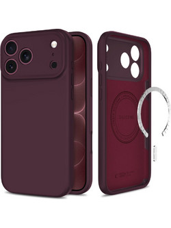 Tech-Protect Silicone MagSafe Θήκη Burgundy (iPhone 18 Pro / 17 Pro)