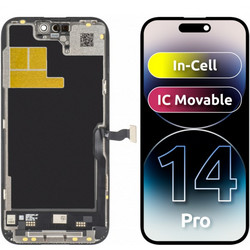 JK Οθόνη LCD In-Cell IC για Apple iPhone 14 Pro Μαύρο