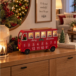 ΜΑΓΙΚΆ ΗΜΕΡΟΛΌΓΙΑ TRUCK ADVENTCALENDAR LED 38CM GML001850