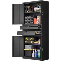 VEVOR Metal Storage Cabinet Waist-Level Drawer / Movable