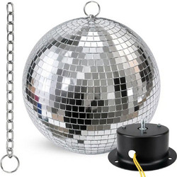 Light4Me MBM 30 - Μπάλα Disco 30 cm με Περιστρεφόμενο Μοτέρ