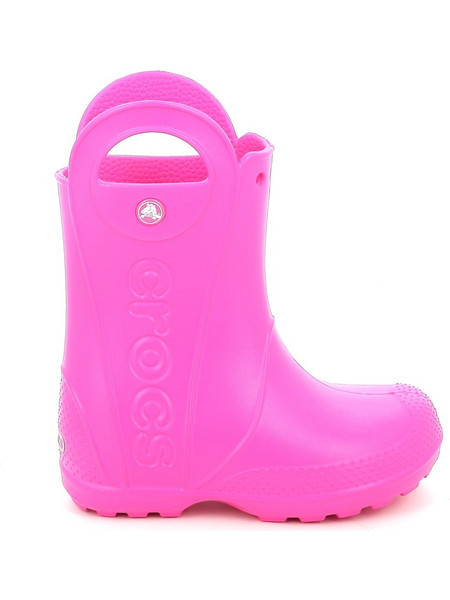 Παιδική Γαλότσα για Κορίτσι Crocs Handle It Rain Boot K Χρώματος Ροζ 211052-6TW