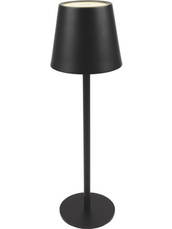 POWERTECH LED επιτραπέζιο φωτιστικό HLL-0193, ρυθμιζόμενο, επαναφορτιζόμενο, μαύρο