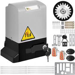 VEVOR Automatic Gate Opener 600 kg/1300 lb, with Infrared Security Photocell Sensor with 2 Remote Controls Sliding Gate Opener Move Speed 1188.7 cm Per Min PY600ACKMJ0000001V2