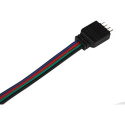 LED 3528/5050 Connector RGB Cable Male Καλώδιο Σύνδεσης LED 0.2m 5.3.17