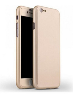 Θήκη iphone 6 Plus / 6s Plus Hybrid 360 Full body + Tempered Glass (Τζάμι) - Προστασία Οθόνης - 2687 - Χρυσό - OEM