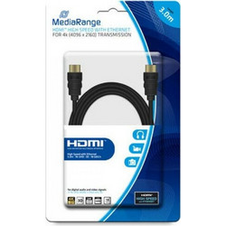 MediaRange Καλώδιο HDMI 1.4 HDMI Male to HDMI Male 3m Black MRCS157