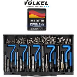 Volkel V-Coil 04082 κασετίνα με 5 σετ επιδιορθωτών σπειρωμάτων Μ6-Μ14