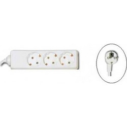 GOC-3 SUKO POWER SWITCH 3 PORTS GOC3 ΠΟΛΥΜΠΡΙΖΟ 3 ΘΕΣΕΩΝ ΛΕΥΚΟ GOC3