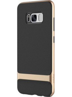 ROCK Royce Series Θήκη Σιλικόνης TPU σε Συνδυασμό με Πλαστικό για Samsung Galaxy S8 Plus G955 - Χρυσαφί