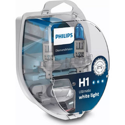 Philips H1 Diamond Vision Αλογόνου 12V 55W 2τμχ