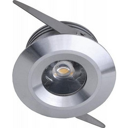 LED spotlight1W satin nickel CW cold white 6000K with transforme