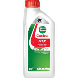 Castrol GTX UltraClean A3/B4 Ημισυνθετικό Λάδι Αυτοκινήτου 10W-40 1lt