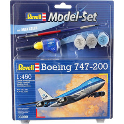 Revell Model Set Boeing 747-200 Συναρμολογούμενο Πλαστικό Μοντέλο Αεροπλάνου 1:450