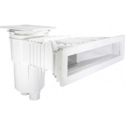 Skimmer μπετού NORM 17.5Lts με στόμιο 495x80mm λευκό