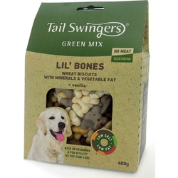 Pet Interest Tail Swingers Green Mix Lil' Bones 400gr