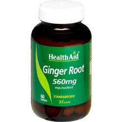 Health Aid Ginger Root 560mg 60 Ταμπλέτες