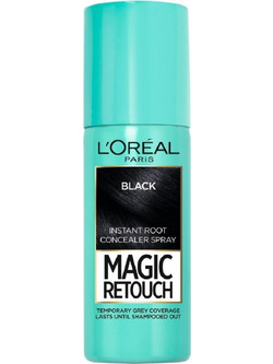 L'Oreal Paris Magic Retouch Hair Concealer Black Spray Βαφής Μαλλιών 75ml