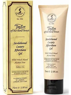 Taylor of Old Bond Street Sandalwood After Shave Gel Χωρίς Οινόπνευμα 75ml