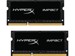 Kingston HyperX Impact 8GB (2X4GB) DDR3 RAM 1600MHz Black SoDimm