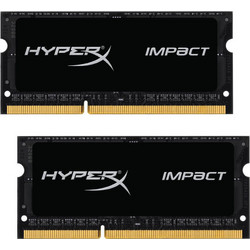 Kingston HyperX Impact 8GB (2X4GB) DDR3 RAM 1600MHz Black SoDimm