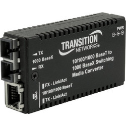 Lantronix M/GE-PSW-SX-01-EU Ethernet Media Converter