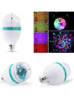 ΠΕΡΙΣΤΡΕΦΟΜΕΝΗ ΛΑΜΠΑ DISCO LED E27