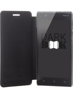 Θήκη Honju DarkBook Δερματινη για Nokia 3 - ΜΑΥΡΗ - 88017