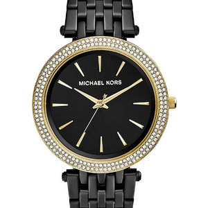 Michael Kors Darci Γυναικείο Ρολόι με Μαύρο Μεταλλικό Μπρασελέ MK3322