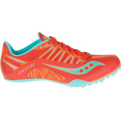 Saucony Spitfire Γυναικεία Αθλητικά Παπούτσια Spikes Στίβου Κόκκινα S19018-4