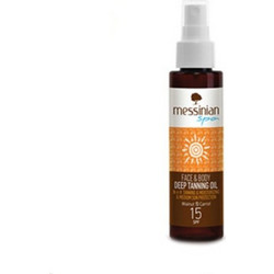Messinian Spa Deep Αδιάβροχο Spray Μαυρίσματος Σώματος SPF15 100ml