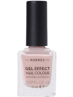 Korres Gel Effect 32 Cocos Sand Gloss Βερνίκι Νυχιών Μακράς Διαρκείας 11ml
