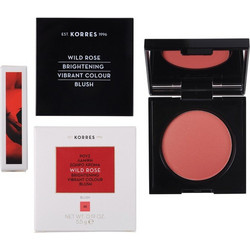 Korres Wild Rose Brightening Vibrant Color 18 Peach Powder Blush 5.5gr