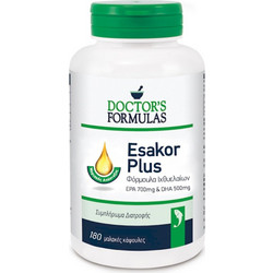 Doctor's Formulas Esakor Plus Ιχθυέλαιο 180 Μαλακές Κάψουλες