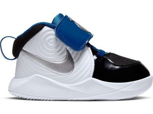 Nike Team Hustle D 9 Παιδικά Αθλητικά Παπούτσια για Μπάσκετ Μαύρα Λευκά CK0617-001