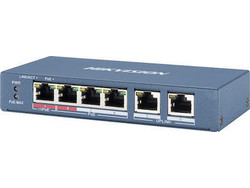 Hikvision DS-3E0106HP-E Unmanaged L2 Switch με 6 Θύρες Ethernet 100Mbps