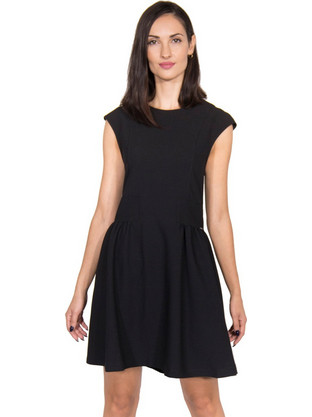 Pepe Jeans Vivienne Mini Καλοκαιρινό Φόρεμα Μαύρο PL952593-999