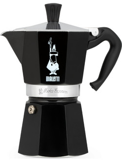 Bialetti Moka Express Μπρίκι Espresso 1Cup Μαύρο