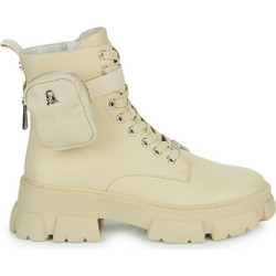 Steve Madden Tanker-P Γυναικεία Αρβυλάκια Δερμάτινα Εκρού SM11001615-04004-299