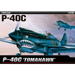 Academy P-40C Tomahawk Συναρμολογούμενο Πλαστικό Μοντέλο Αεροπλάνου 1:48