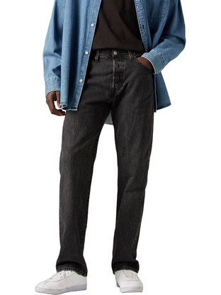 Levi's 501 Original Ανδρικό Τζιν Παντελόνι Κανονική Εφαρμογή Navy Μπλε 00501-3371