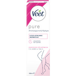 Veet Pure Αποτριχωτική Κρέμα για Κανονικές Επιδερμίδες 100ml
