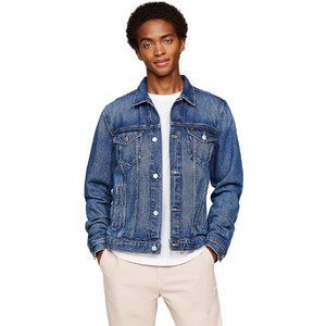 Tommy Hilfiger Ανδρικό Μπουφάν Τζιν Μπλε MW0MW32110-1A9 Tommy Hilfiger Ανδρικό Μπουφάν Τζιν Μπλε MW0MW32110-1A9