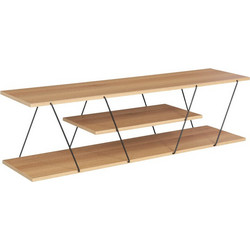 Pakoworld Έπιπλο Τηλεόρασης Ξύλινο Sonoma Μ120xΠ30xΥ33cm Tars 225-000029