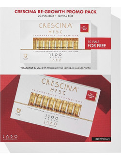 Crescina Promo Transdermic HFSC 1300 Woman Σετ Αμπούλες κατά της Τριχόπτωσης 20+10τμχ