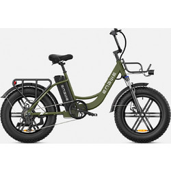 Engwe L20 Ηλεκτρικό Ποδήλατο Πόλης 20" 250W με 7 Ταχύτητες και Δισκόφρενα Χακί