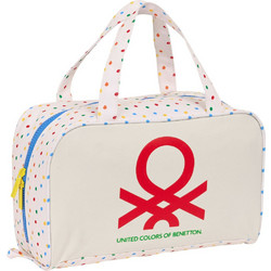 Benetton Topitos S4308023 Παιδικό Νεσεσέρ Ταξιδίου με Θήκες 31x14x19cm Λευκό